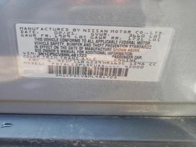 2021 NISSAN KICKS SV - 3N1CP5CV8ML481723