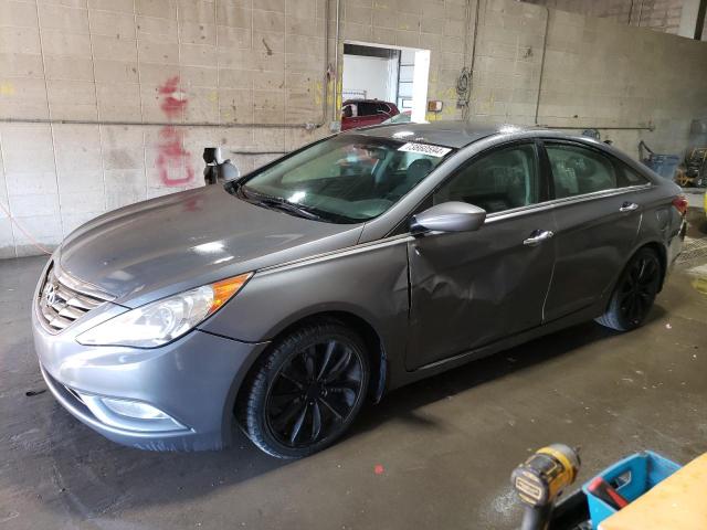 HYUNDAI SONATA SE 2011 gray sedan 4d gas 5NPEC4AC1BH167941 photo #1