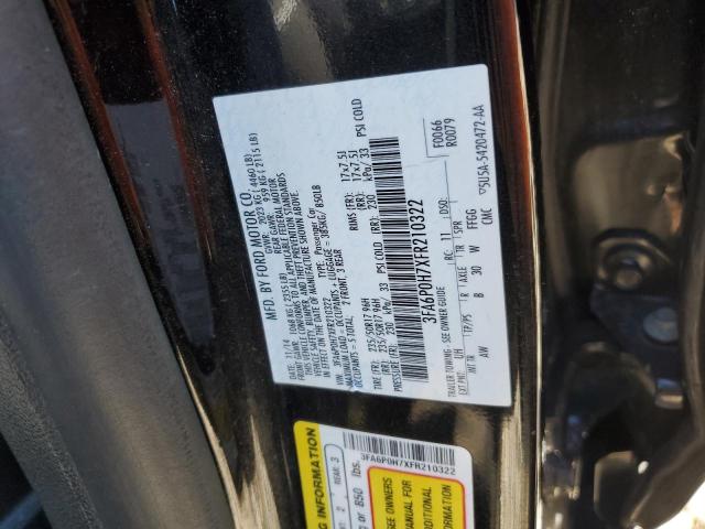 2015 FORD FUSION SE - 3FA6P0H7XFR210322