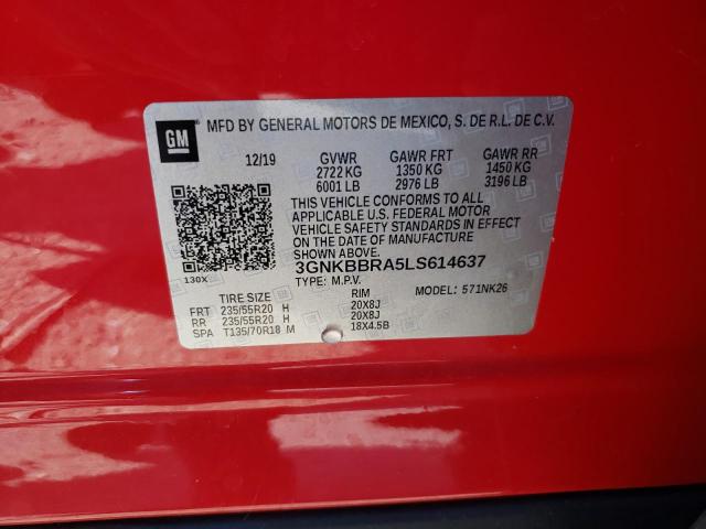 2020 CHEVROLET BLAZER 1LT - 3GNKBBRA5LS614637