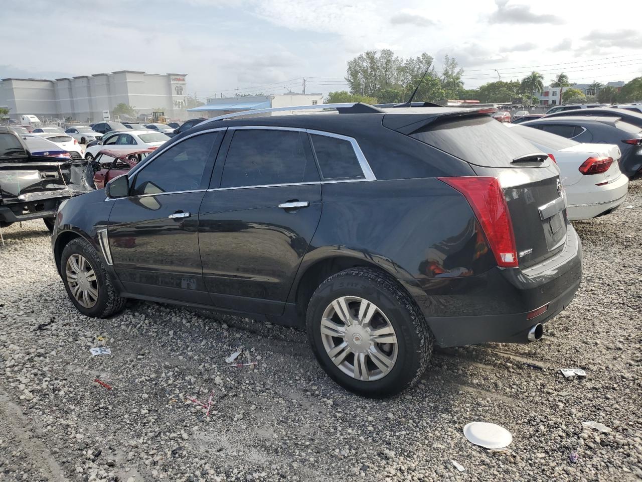 CADILLAC SRX LUXURY 2014 black  gas 3GYFNBE3XES578529 photo #3