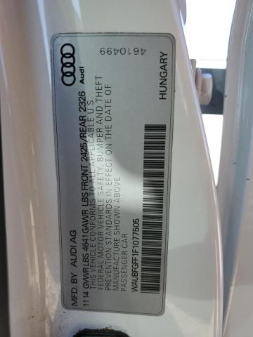 2015 AUDI S3 PREMIUM - WAUBFGFF1F1077505