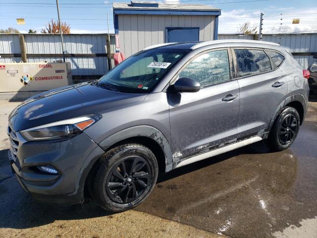 HYUNDAI TUCSON SEL 2018 gray  gas KM8J3CA47JU683738 photo #1