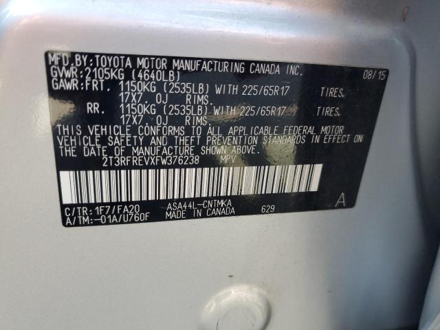 2015 TOYOTA RAV4 XLE - 2T3RFREVXFW376238
