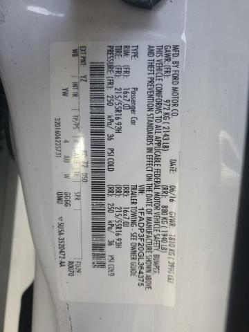 VIN 1FADP3F20GL364375 2016 Ford Focus, SE no.13