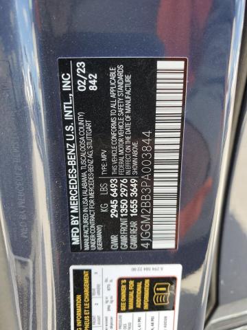 2023 MERCEDES-BENZ EQE SUV 35 - 4JGGM2BB3PA003844