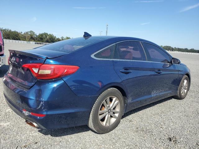 HYUNDAI SONATA SE 2016 blue  gas 5NPE24AFXGH330476 photo #4