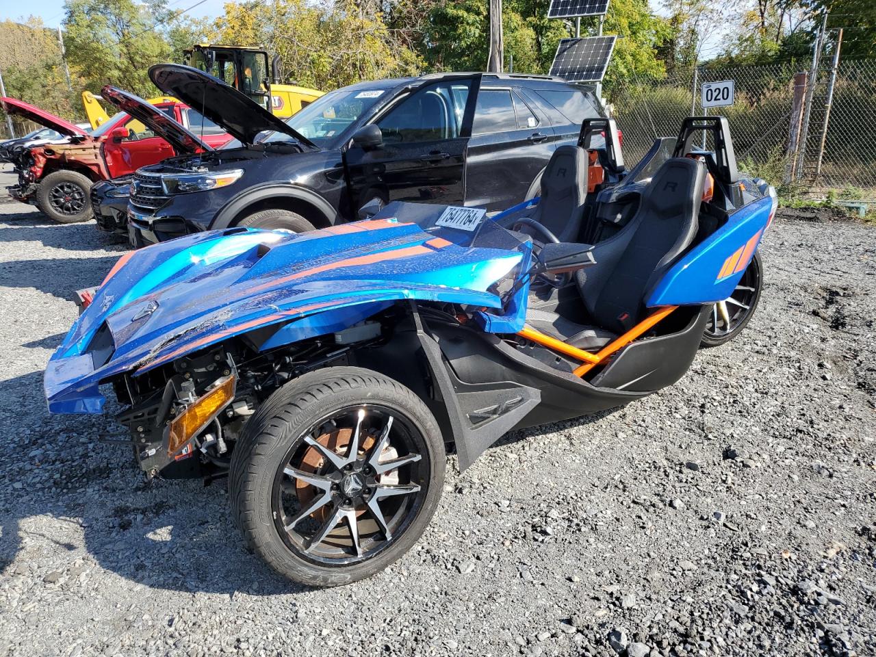 POLARIS SLINGSHOT 2024 blue  gas 57XAARHB1R8163662 photo #1