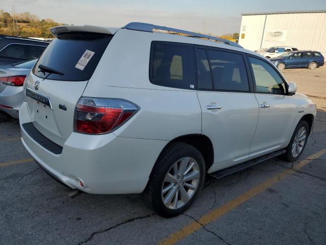 TOYOTA HIGHLANDER 2008 white 4dr spor hybrid engine JTEEW41A582014376 photo #4