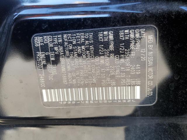 VIN JN8AT3BB3MW218887 2021 NISSAN ROGUE no.12