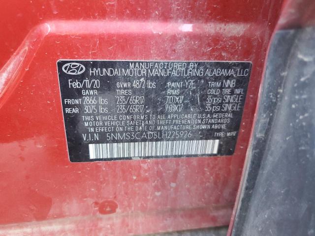 2020 HYUNDAI SANTA FE S - 5NMS3CAD5LH225926
