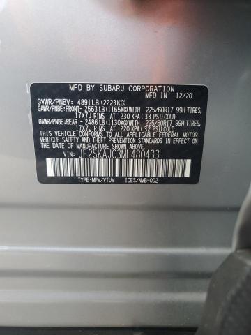 2021 SUBARU FORESTER P - JF2SKAJC3MH480433