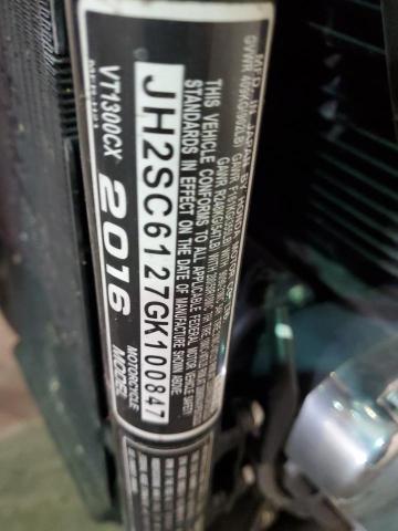 2016 HONDA VT1300 CX JH2SC6127GK100847