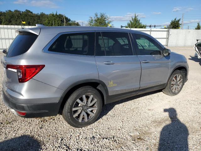 HONDA PILOT EX 2021 silver  gas 5FNYF5H32MB021419 photo #4