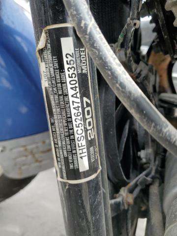 2007 HONDA VTX1300 R 1HFSC52647A405352