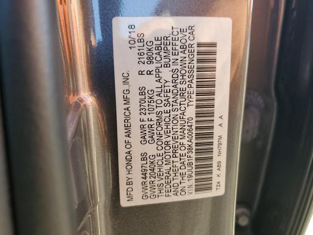 2019 ACURA TLX - 19UUB1F38KA006470