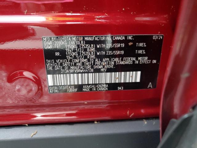 VIN 2T3A1RFV9RW444138 2024 Toyota RAV4, Xle Premium no.14