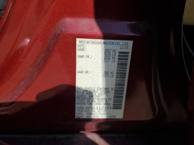 2016 NISSAN ALTIMA 2.5 - 1N4AL3AP5GN312374