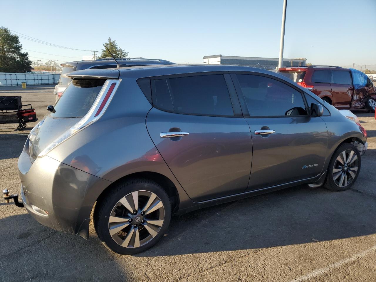 Lot #2943014320 2016 NISSAN LEAF SV