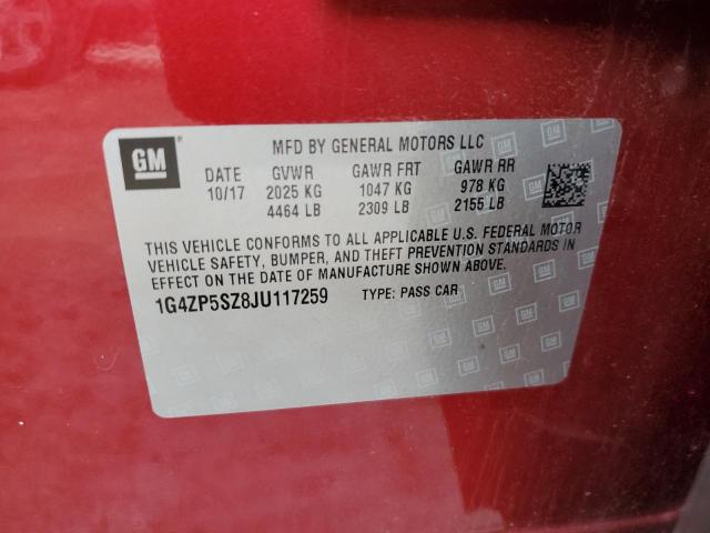 2018 BUICK LACROSSE E - 1G4ZP5SZ8JU117259