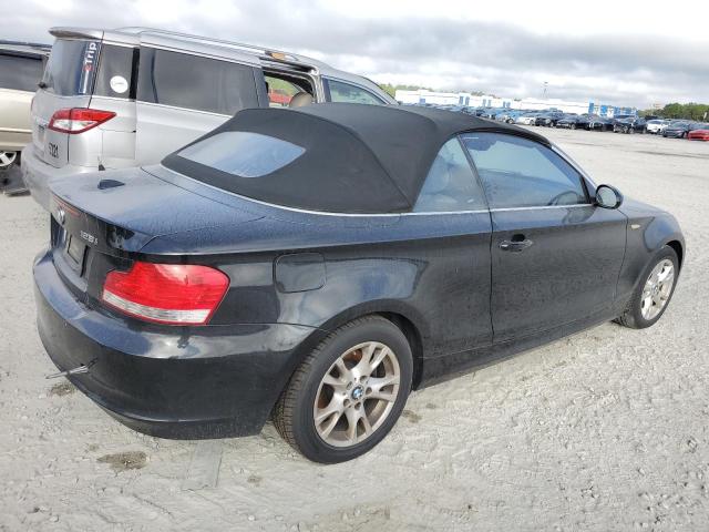 BMW 128 I 2008 black  gas WBAUL73528VE89508 photo #4