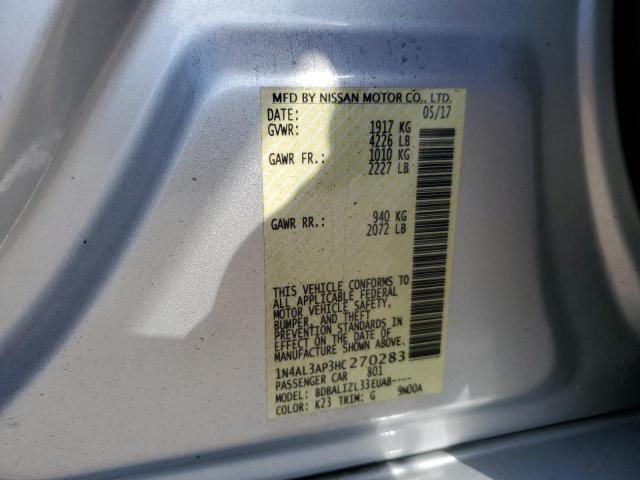 2017 NISSAN ALTIMA 2.5 - 1N4AL3AP3HC270283
