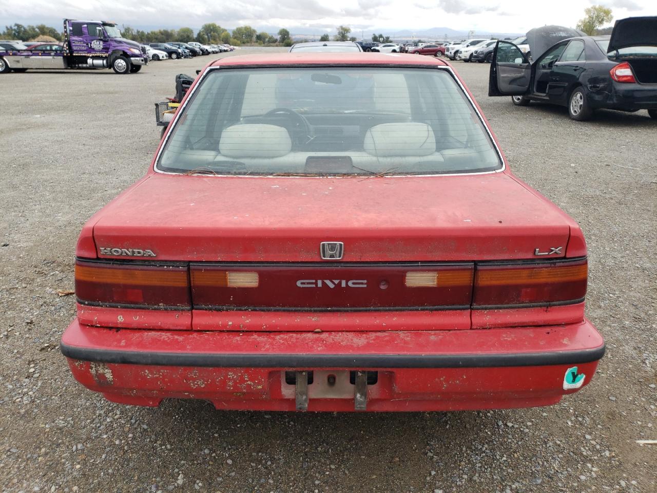 Lot #3026094162 1990 HONDA CIVIC LX