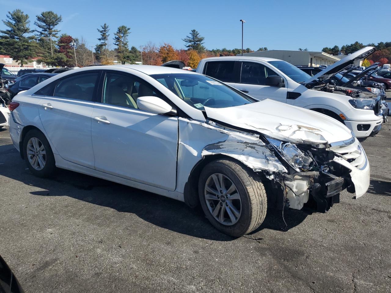 Lot #2942849771 2013 HYUNDAI SONATA GLS