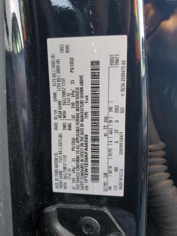 2019 FORD F150 SUPER - 1FTEW1E56KFA66549