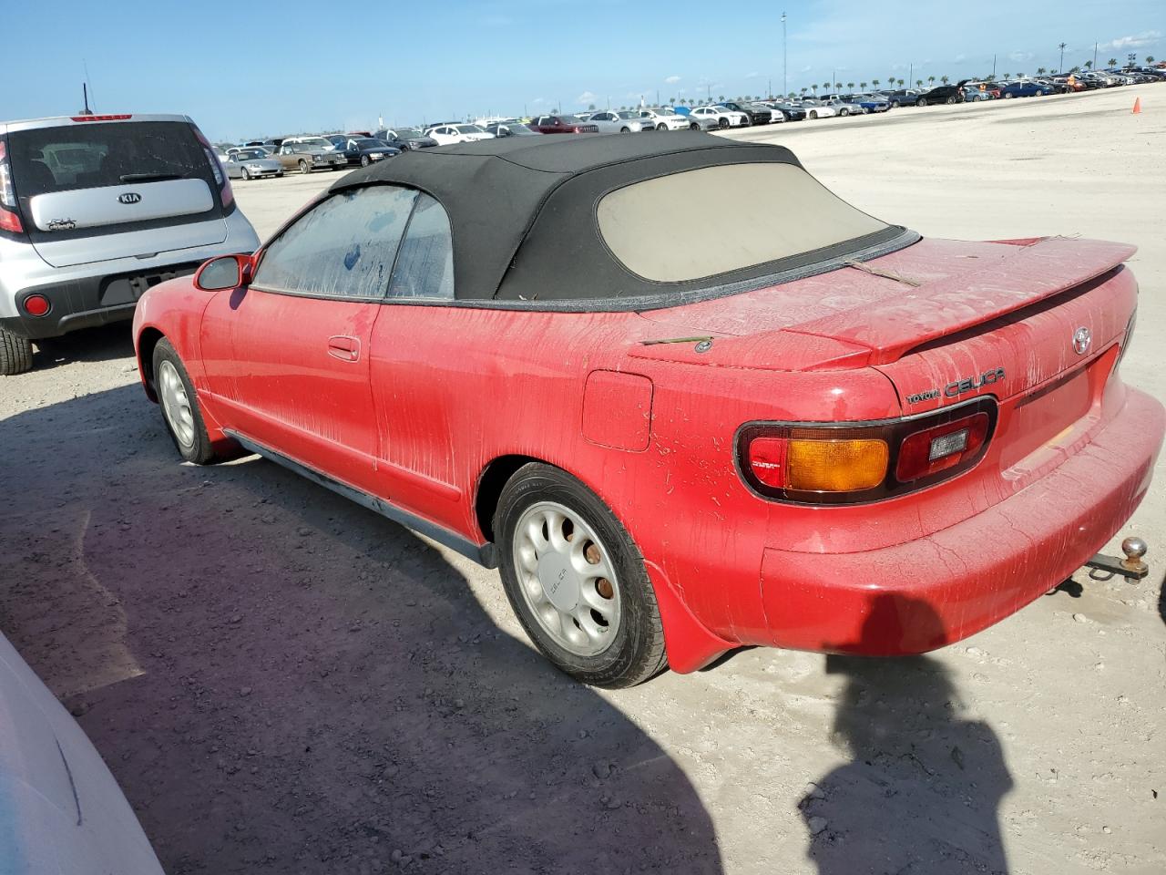 TOYOTA CELICA GT 1992 red  gas JT5ST87K1N0111634 photo #3