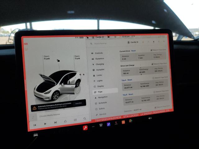 2023 TESLA MODEL Y - 7SAYGDEE3PA201638