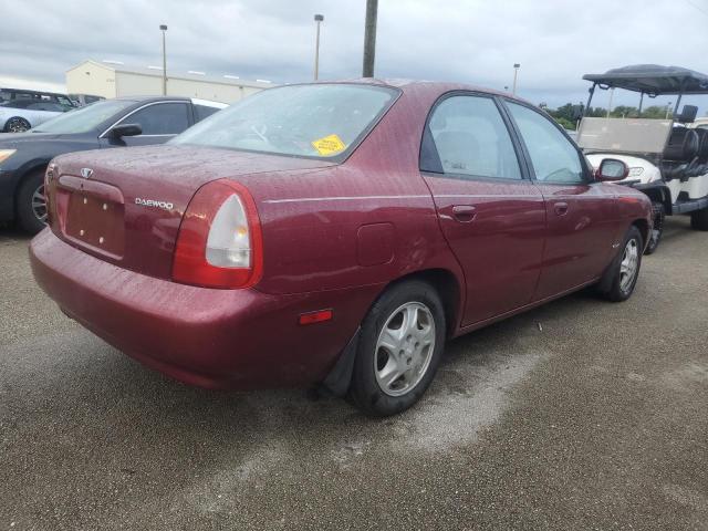 DAEWOO NUBIRA CDX 1999 burgundy  gas KLAJB52Z5XK256700 photo #4