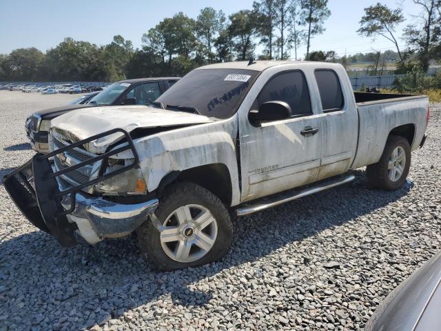 CHEVROLET SILVERADO 2013 white 4dr ext flexible fuel 1GCRKSEA8DZ238548 photo #1