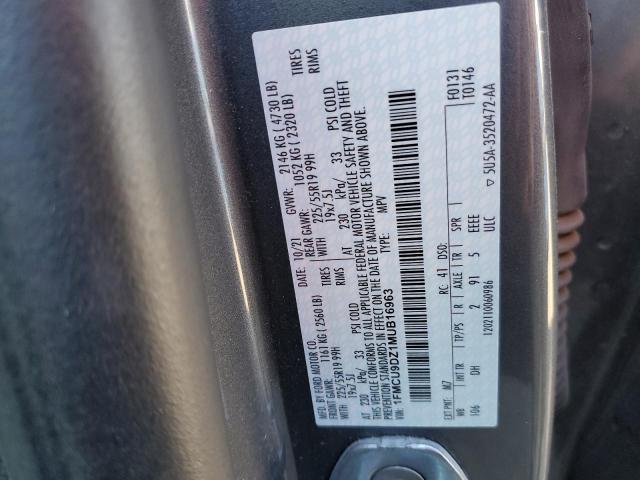2021 FORD ESCAPE TIT - 1FMCU9DZ1MUB16963