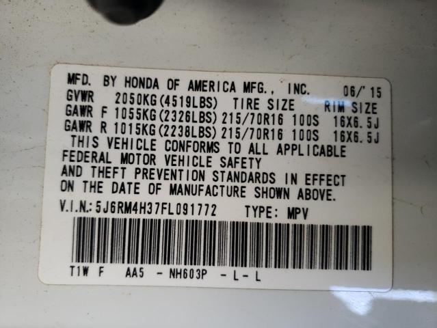 2015 HONDA CR-V LX - 5J6RM4H37FL091772