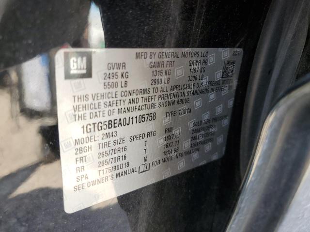 2018 GMC CANYON - 1GTG5BEA0J1105758