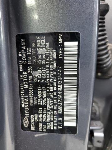 2021 HYUNDAI TUCSON SE - KM8J23A49MU394447