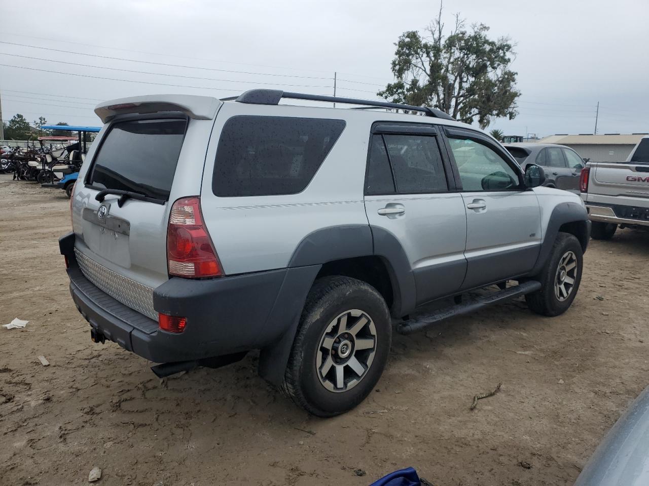 TOYOTA 4RUNNER SR 2003 silver  gas JTEZT14R230009666 photo #4