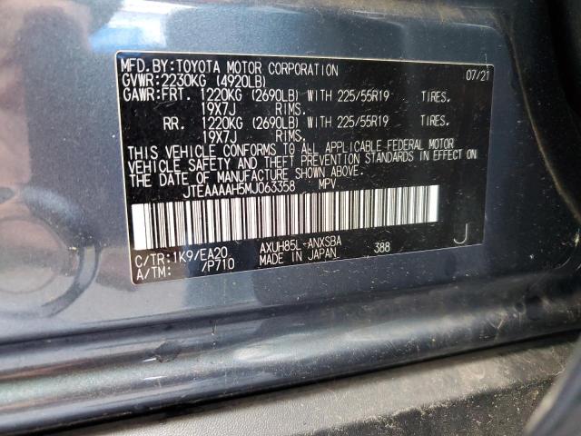 2021 TOYOTA VENZA LE - JTEAAAAH5MJ063358