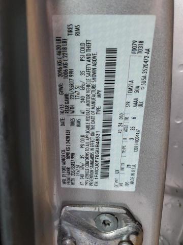 2016 FORD ESCAPE S - 1FMCU0F76GUB48531