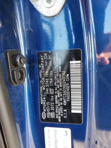 2016 HYUNDAI VELOSTER - KMHTC6AD3GU249142