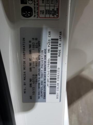 2016 MAZDA 3 GRAND TO - JM1BM1X36G1298884