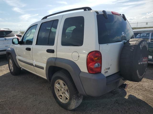 JEEP LIBERTY SP 2004 white  gas 1J8GK48K44W162330 photo #3