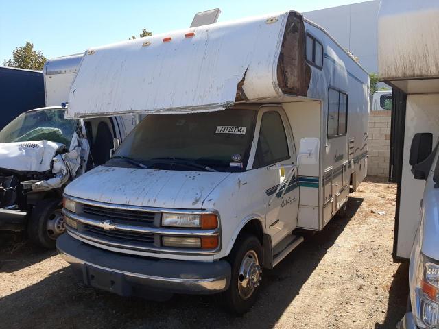 CHEVROLET EXPRESS G3 1998 white cutaway gas 1GBJG31J2W1109737 photo #3