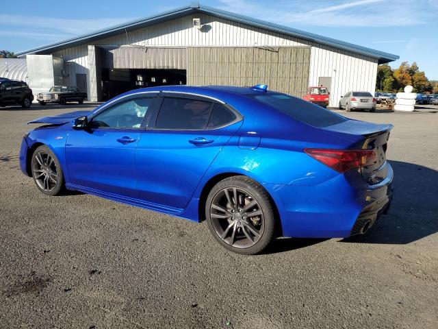 ACURA TLX TECHNO 2020 blue  gas 19UUB1F6XLA008975 photo #3