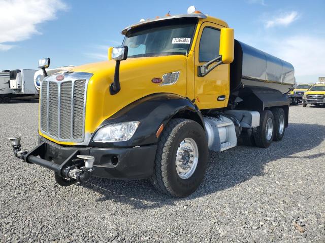 PETERBILT 579 2021 yellow  diesel 1XPBD49X0MD738981 photo #3