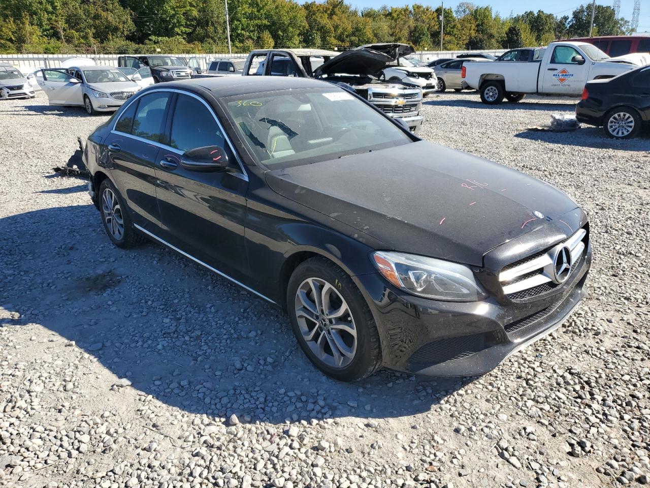 Lot #2960076111 2017 MERCEDES-BENZ C 300 4MAT