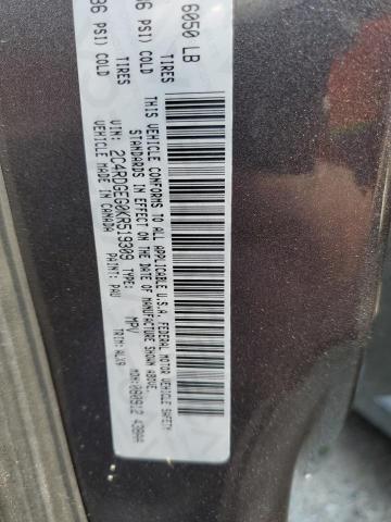 2019 DODGE GRAND CARA - 2C4RDGEG0KR519309