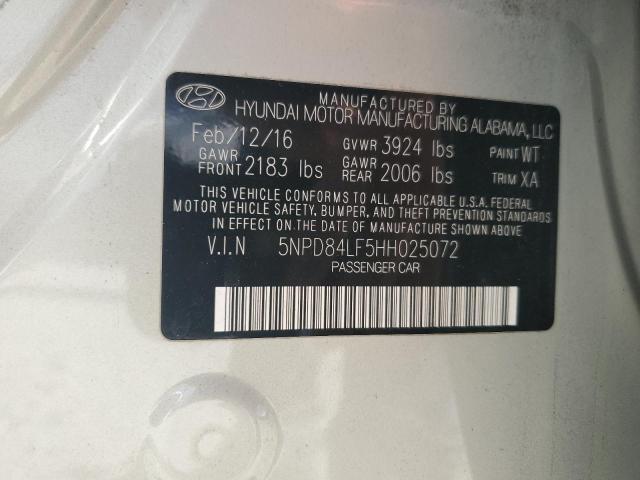 2017 HYUNDAI ELANTRA SE - 5NPD84LF5HH025072