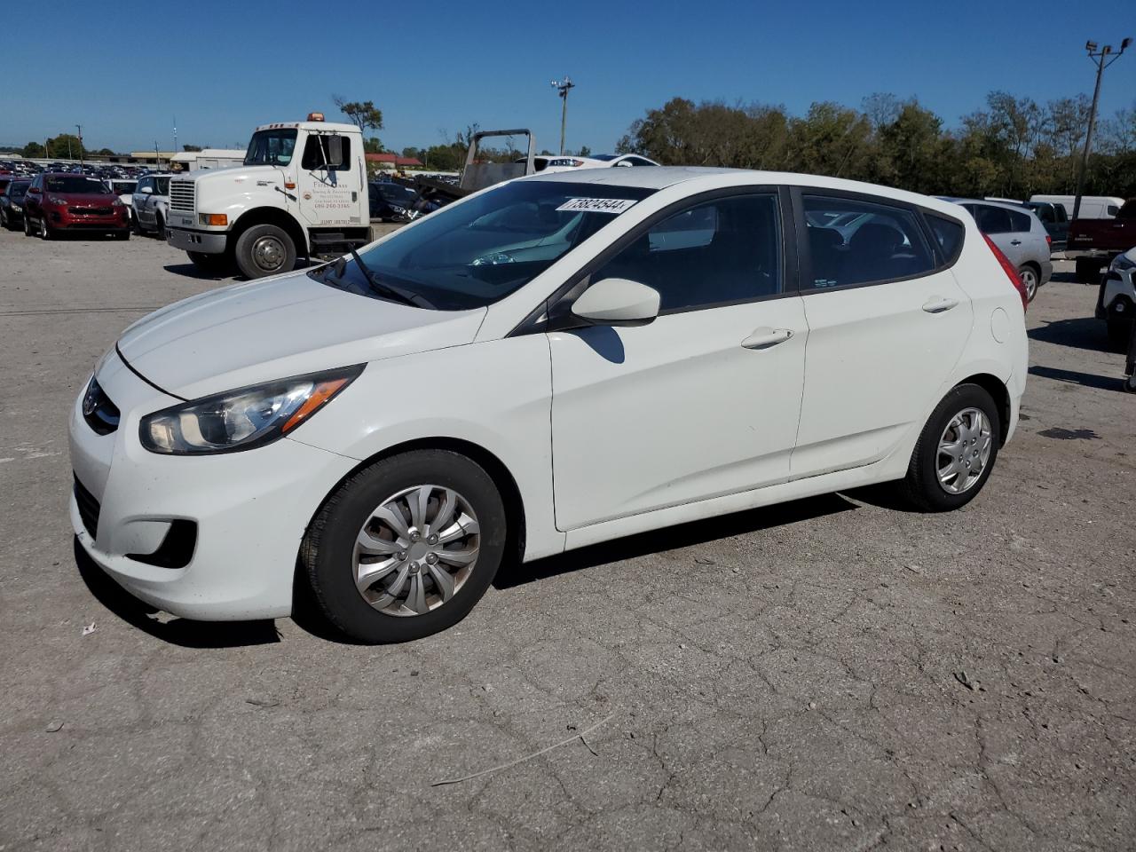 Lot #2886261623 2014 HYUNDAI ACCENT GLS